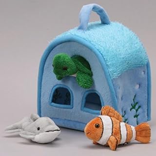 Unipak Ocean Animal Finger Puppet Play House 8