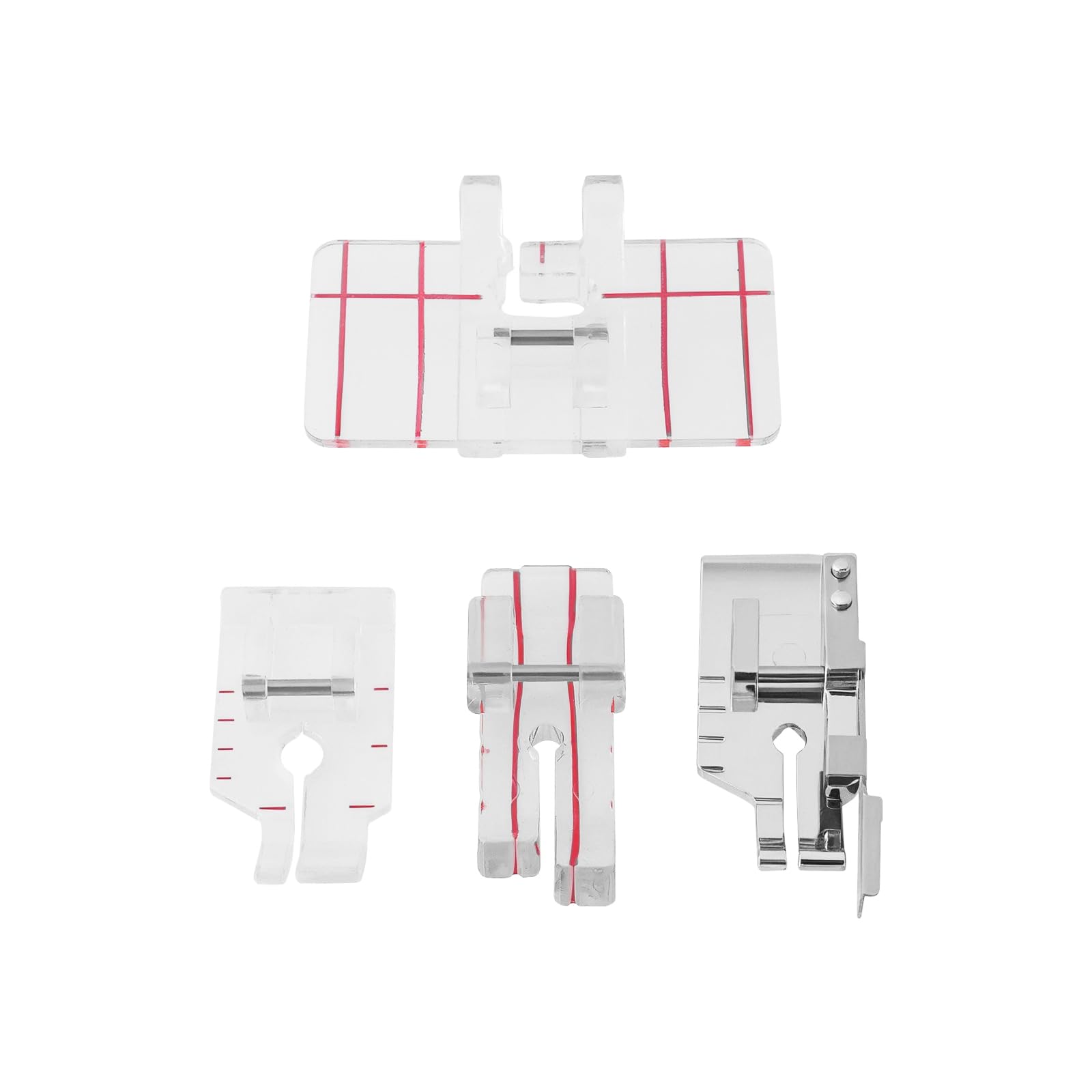 CKPSMS Pied Presseur à Encliqueter Pour Couture Dans Le Fossé/Bordure - Compatible Singer, Brother, Babylock Et Plus