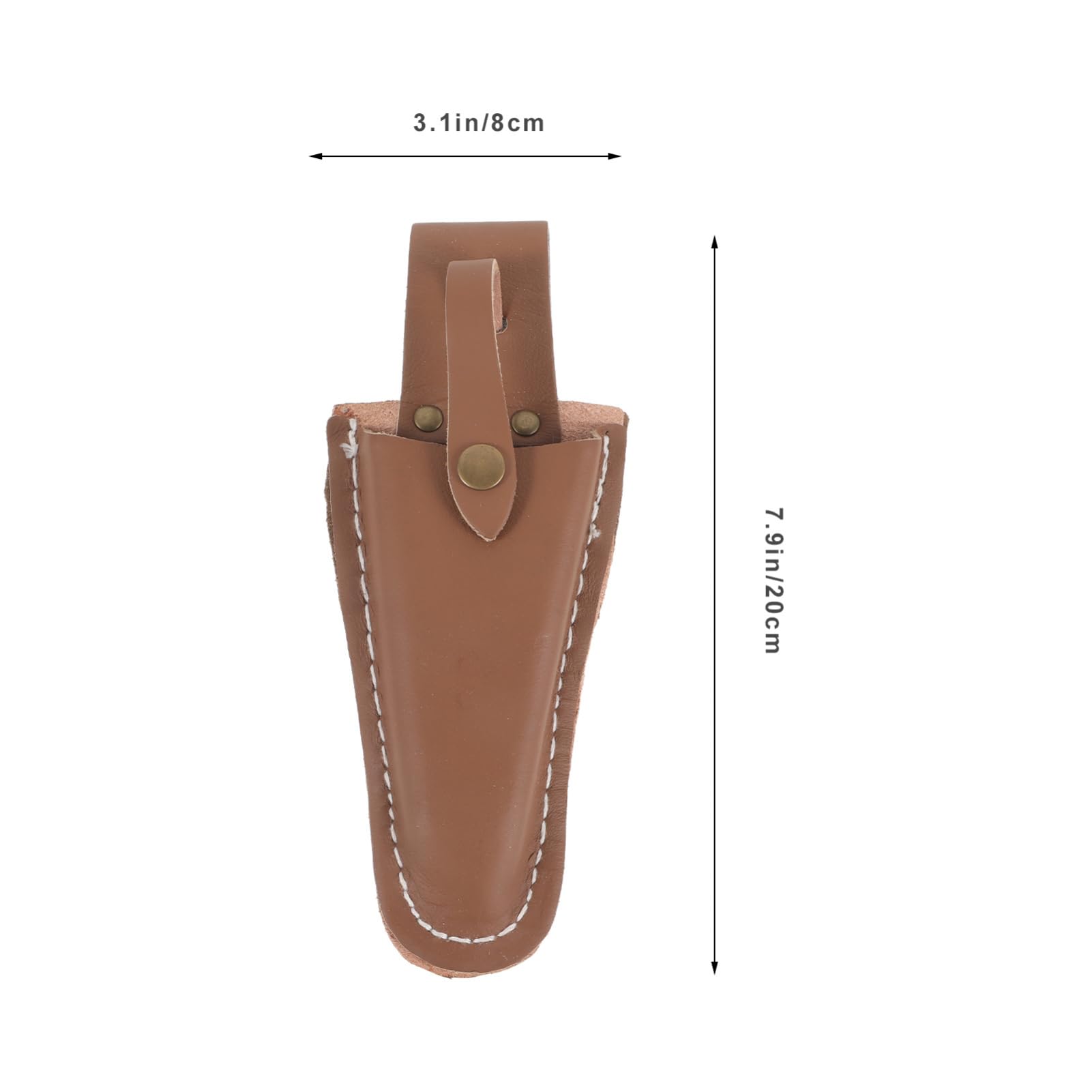Yardwe 8 Piezas Bolsa De Herramientas De Piel De Vacuno Con Juego De Tijeras Funda Podadora Vaina De Tijeras Funda Para Tijeras Caja De Tijeras De Podar Funda De Tijera Cuero