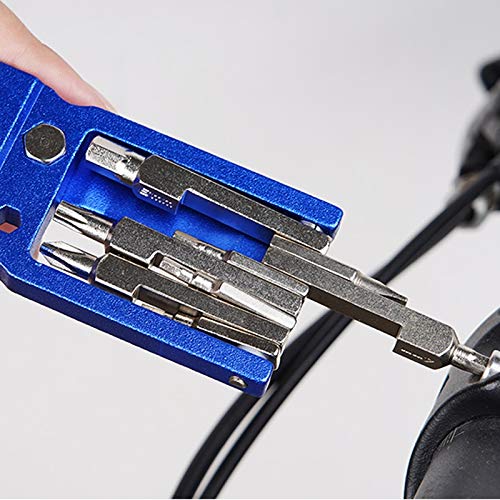 Kit de herramientas de reparación de bicicletas Destornilladores de ciclismo de radios hexagonales Herramienta Palanca de neumáticos Llave Allen Bicicleta de montaña Multiherramienta Herramientas de