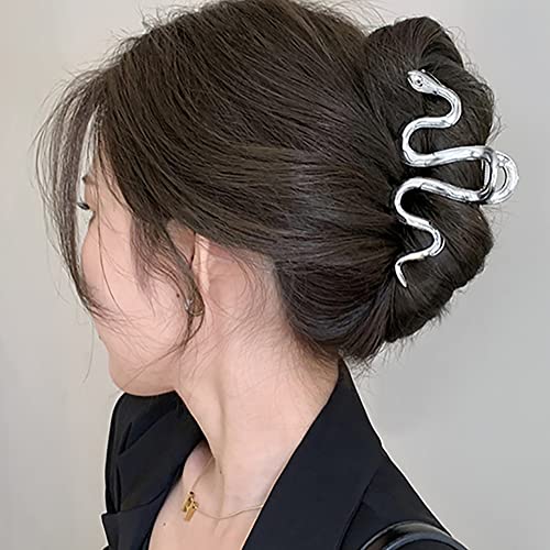 Pinzas Grandes de Metal para Cabello Tipo Mariposa 2 Piezas miniatura 2