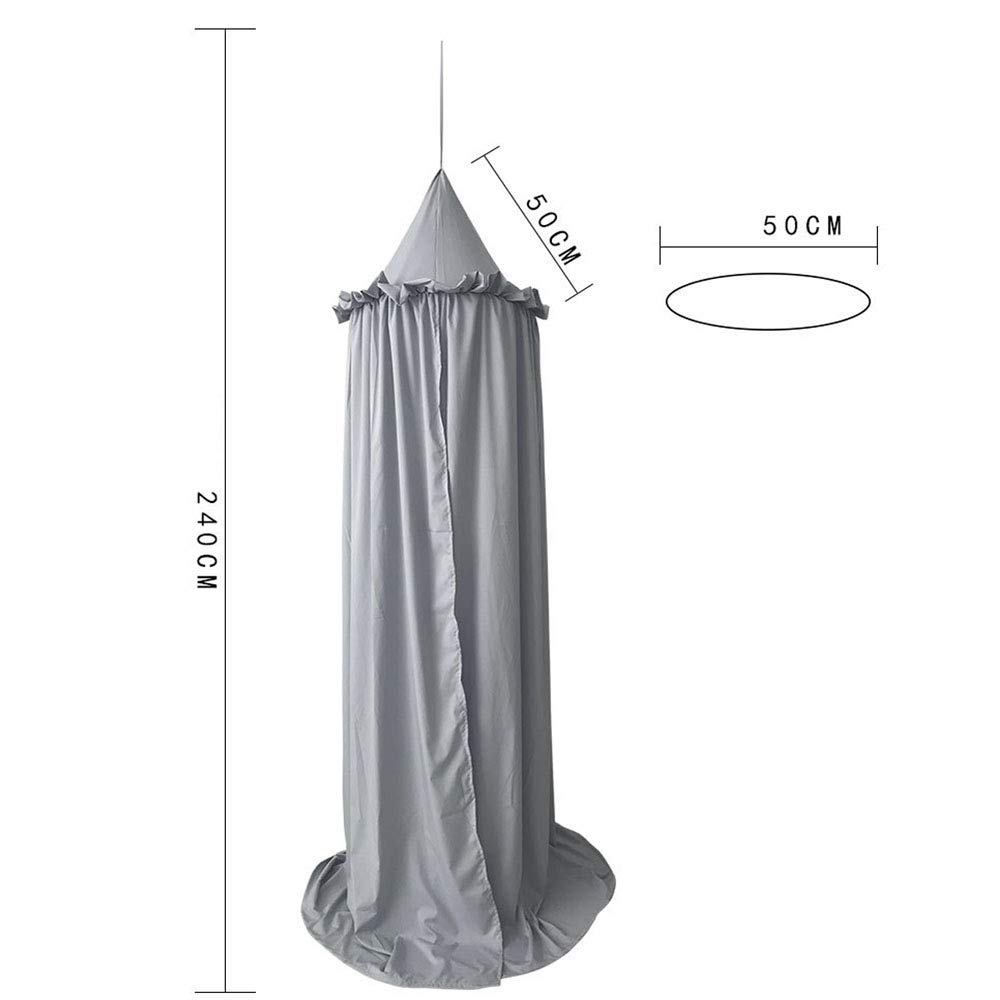 Tenda sensoriale, Baldacchino da Letto in Cotone con Cupola Rotonda, Tenda da Gioco Princess, for la Decorazione della Camera da Letto(Green)