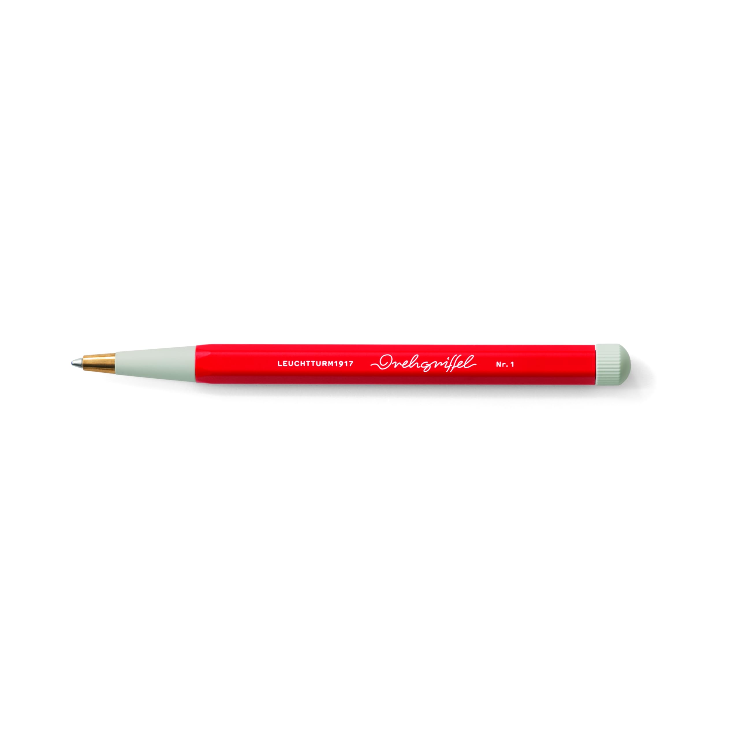 Leuchtturm1917 Drehgriffel Nr. 1 Fox Red Gelstift – präzise 0,5 mm Gelmine, schwarzer Tinte