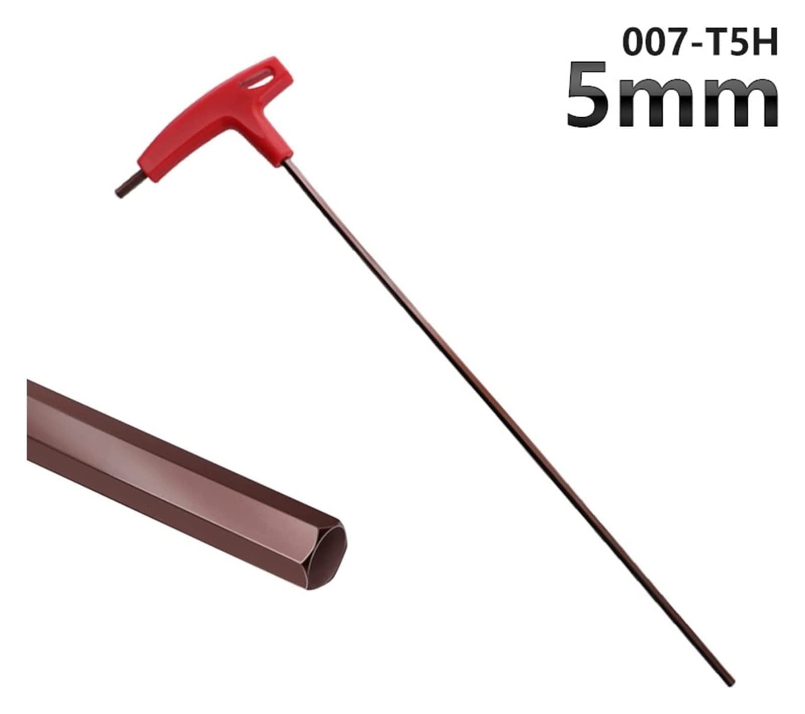 Herramientas de hardware Llave Allen de tipo extra largo Llaves hexagonales Herramienta de mano Juego de llaves hexagonales de aleación de acero con mango en T Llave plana Llave Allen