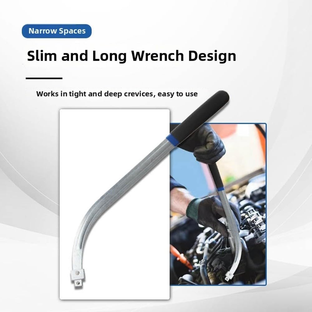 Set di chiavi metriche da 10 pezzi, lunghezza 62 cm, strumento