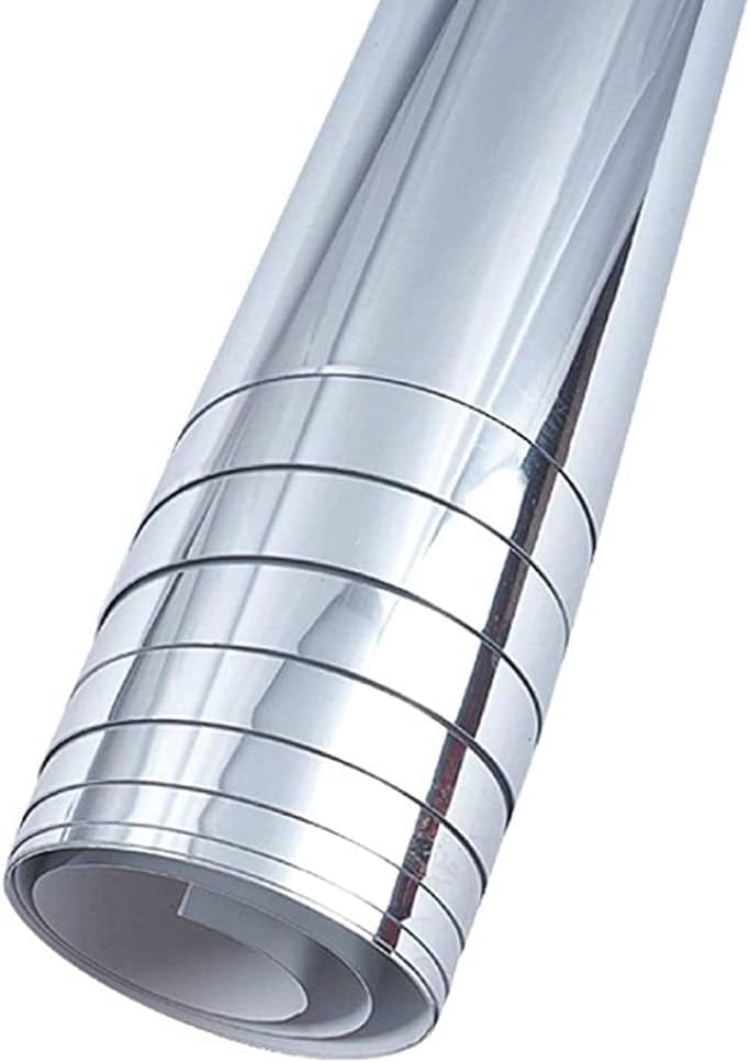 Hojas de Espejo Flexibles, Papel Adhesivo de Rollo de Rollo de Espejo