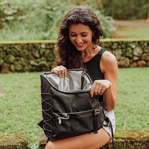 Oniva - A Picnic Time Brand - Otg Traverse Backpack Cooler, Soft Cooler Backpack, Hiking Backpack, (Black) #TOP2