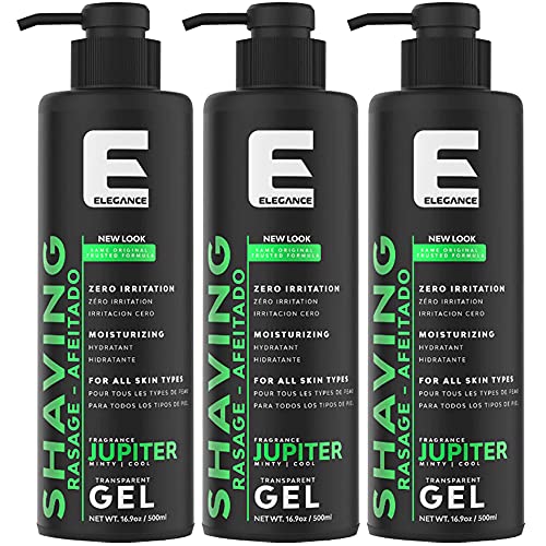 Sadapack SG-51840x3 ELEGANCE SHAVING GEL - JUPITER 500ML (3 BOTTLES)