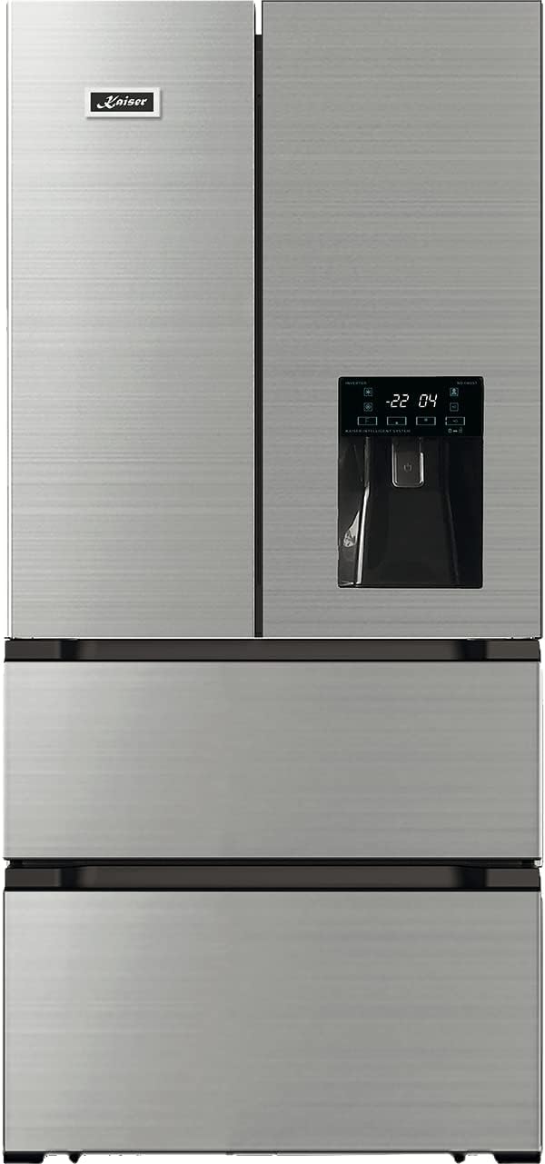 Kaiser Side-by-Side KS 80420 R + IceBox, 183 cm x 83,6 cm, chłodziarko-zamrażarka kombi lodówka Side-by-side No Frost 506 l, stal nierdzewna