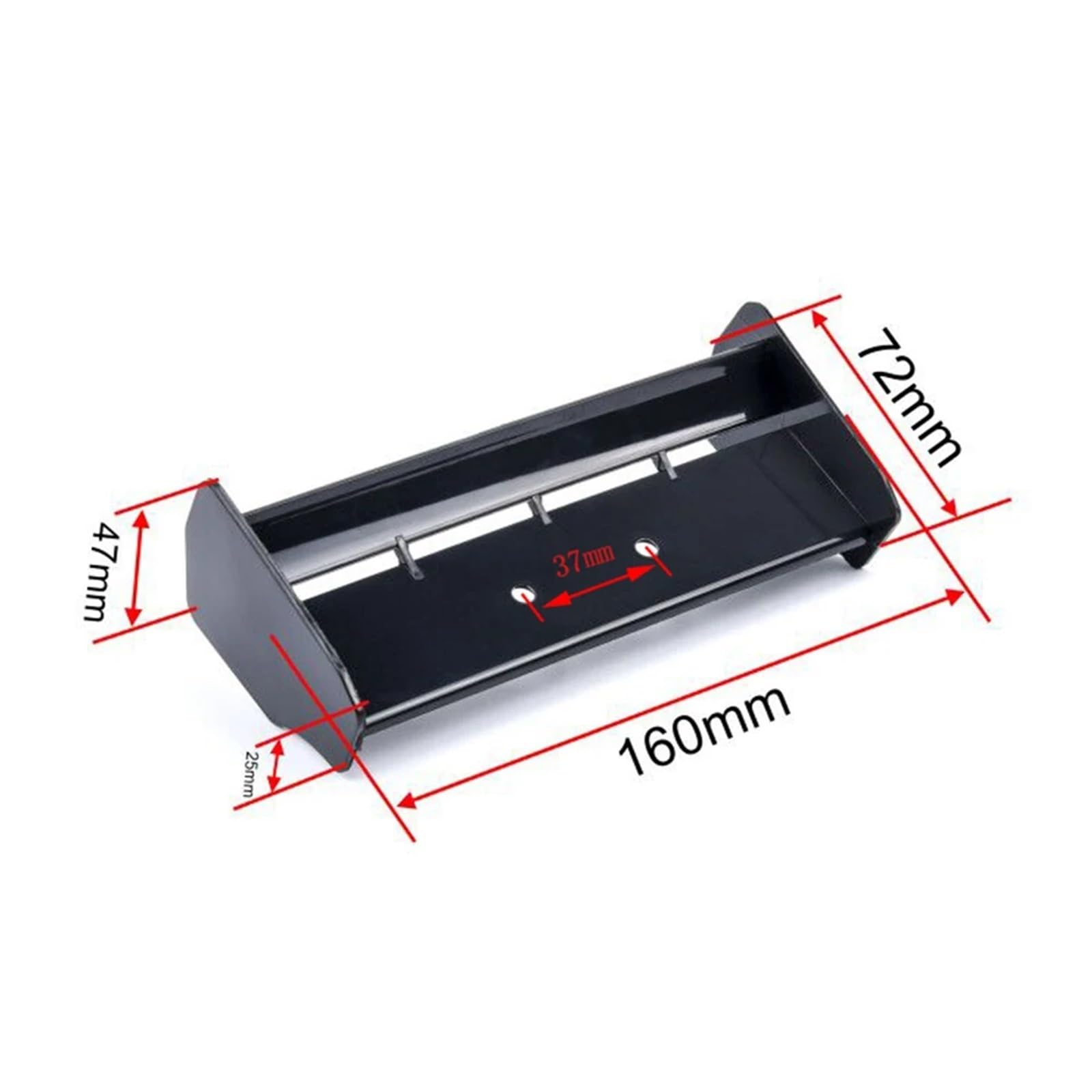 Piezas para Coches RC para HSP para 94106 94107 94166 1/10 1 Uds Alerón Trasero S279 RC Todoterreno para Buggy Camión Accesorios De Piezas De Coche