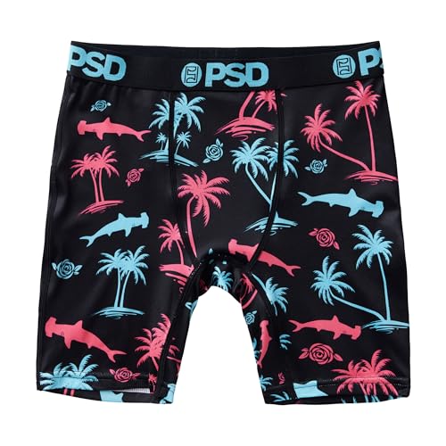 PSD Boys Boxer Briefs – Palm Shark, Comfortable Breathable Underwear