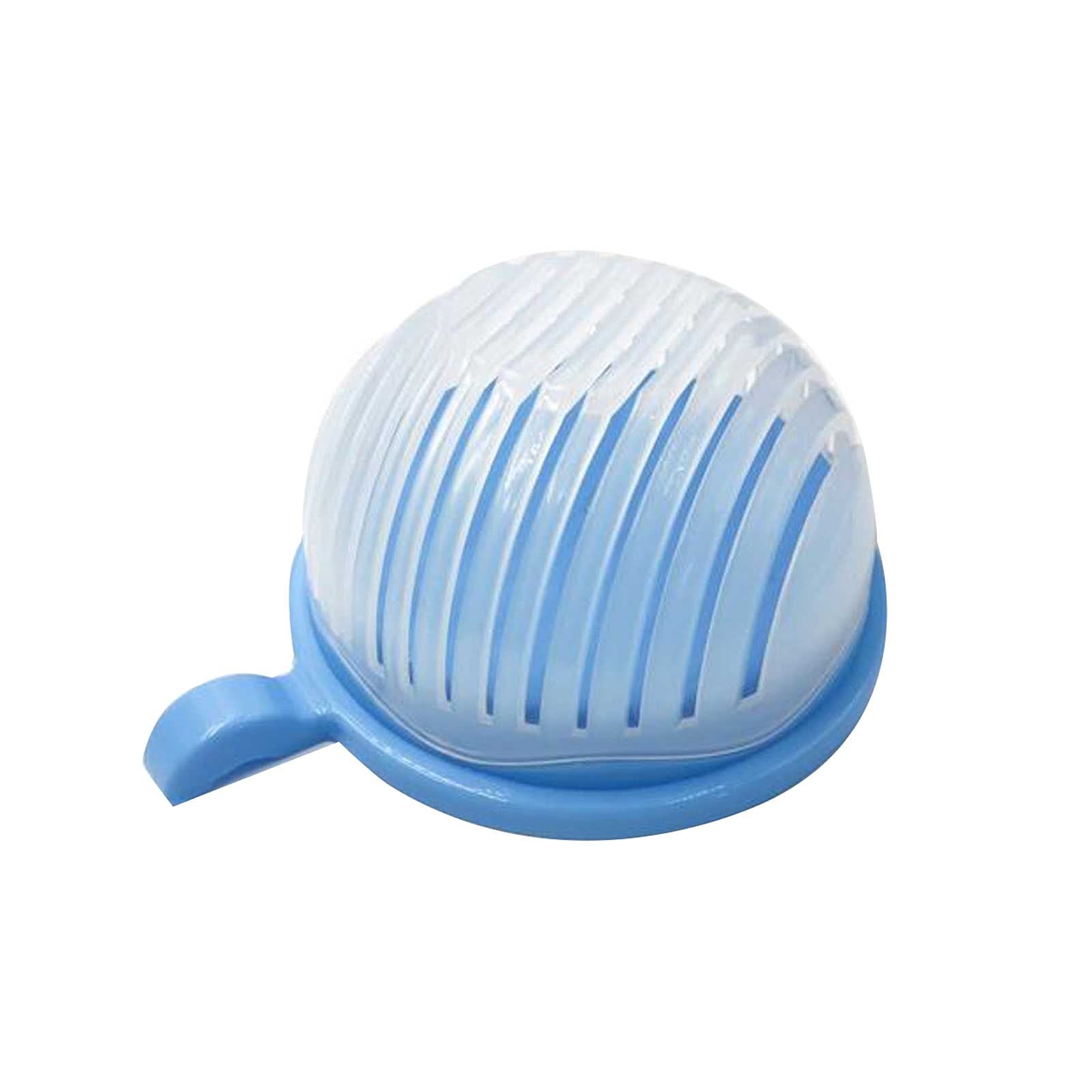 WIOSEN Grater Salad Cutter Cutting Bowl Cutting Vegetables Slice Cutting Fruit Salad Divider Dicing Cutter Artifact Tool Multi-Function Cutter