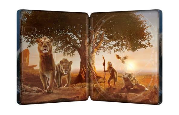 Mufasa: The Lion King Steelbook - 2024 Live Action [4K UHD, Region Free, 2-Disc Set]