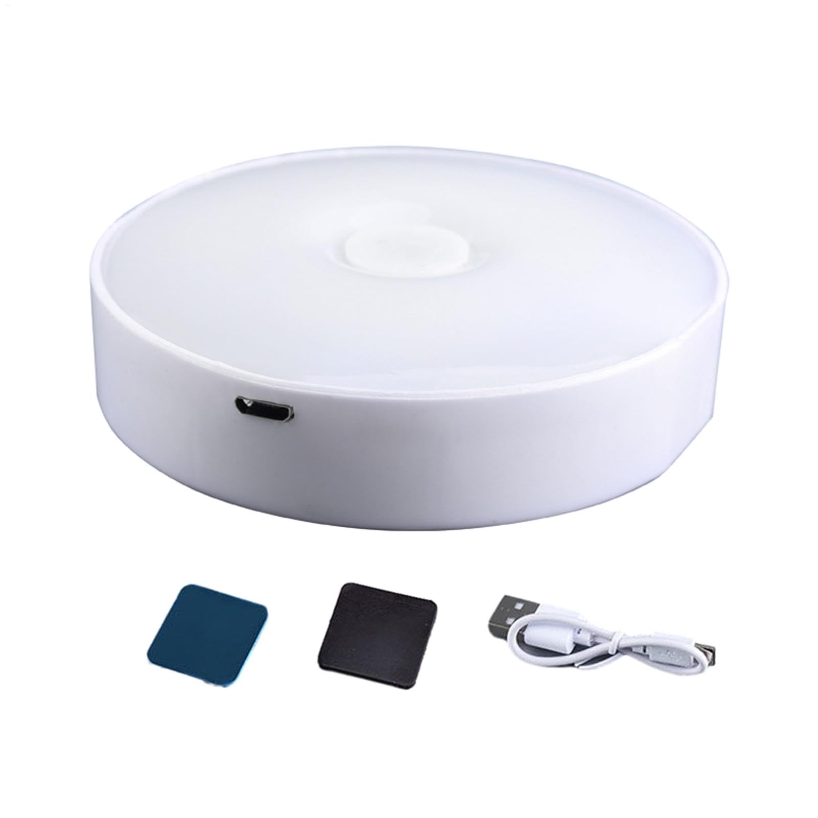 Youding Bedside Wall Lamp, Magnetic Bedside Lamp - USB Battery Powered LED Night Light - Portable Push Button Light for Entryway, Bathroom, Balcony, Kitchen, Living Room
