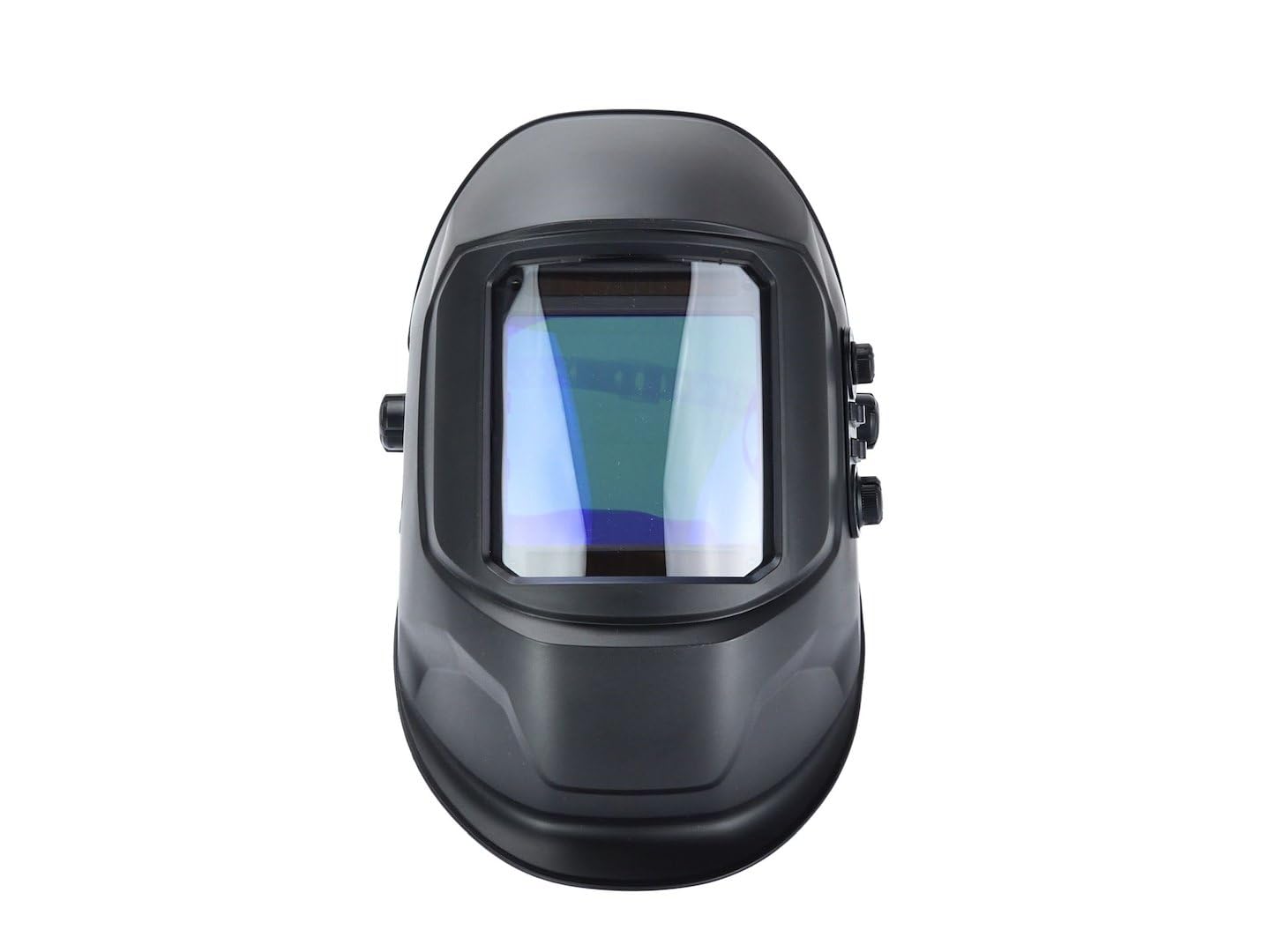 BSD Máscara de soldadura con visera grande y autooscurecimiento, para protección óptima en trabajos de soldadura y corte, adaptable a diferentes técnicas y usuarios.