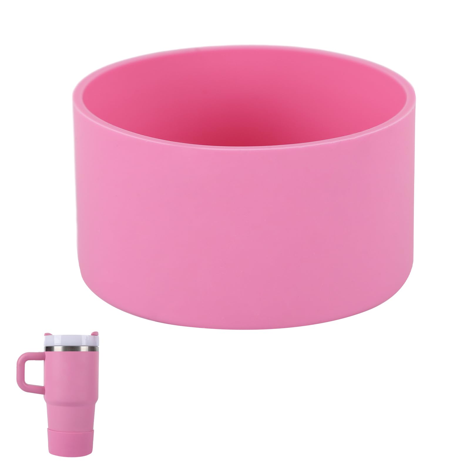 Boot for 14 oz Stanley Cups, Silicone Boot for Stanley Quencher 14 Ounces, Bottom Protector Accessory for 14oz Stanley's Tumbler (Peony, 14 Ounces) โ image 1