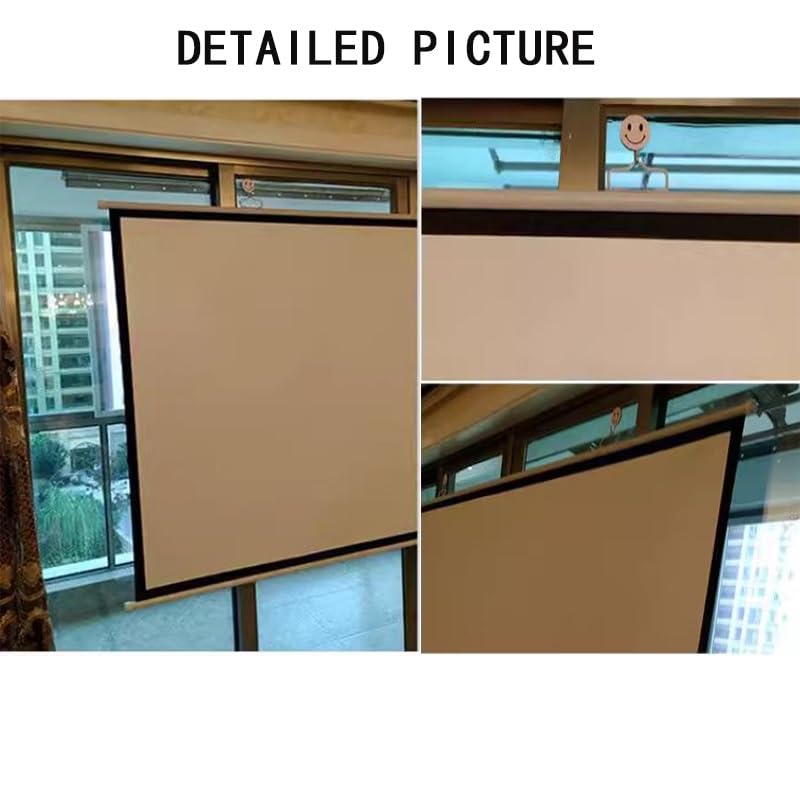 Pantalla Manual de Proyección 72" 16:9 para Cine en Casa miniatura 6