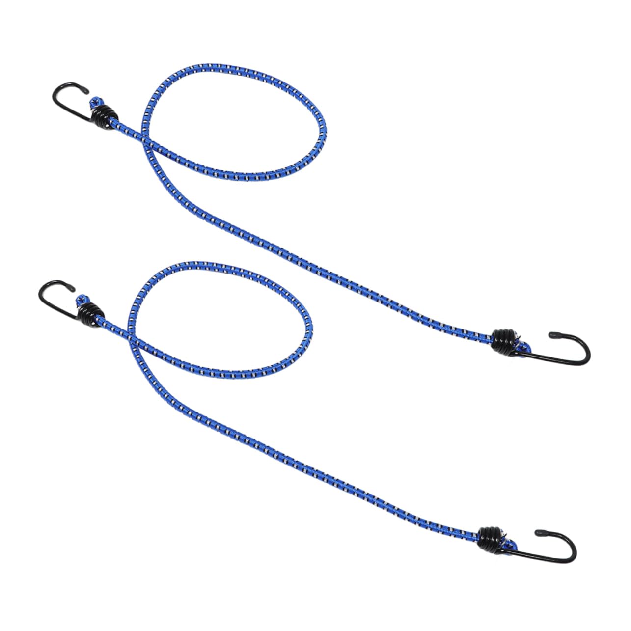 PRETYZOOM Heavy Duty Elastic Straps for Bike Motorcycle Luggage Easy to Use Bungee Cords Carabiner