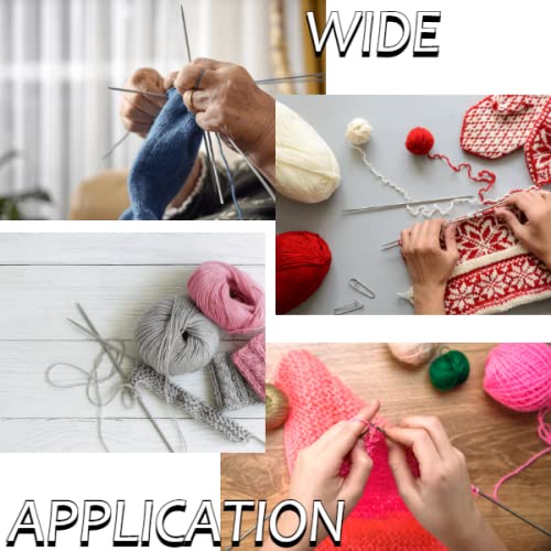 Hilitand 55pcs Knitting Needles Set, 11 Sizes 7.9