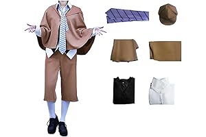 Ranpo Edogawa Detective Uniforms: Classic Costume for Anime Enthusiasts and Halloween Revelers