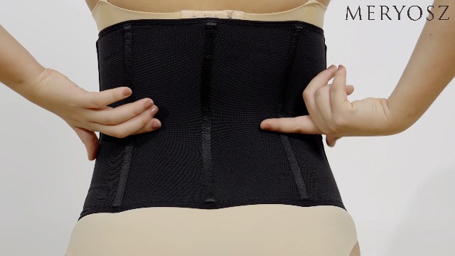 MERYOSZ Cincher Per Donna Con Cerniera - Body Modellante A Rete, Correttore Posturale, Fascia Addome Con Ossa In Acciaio, Taglie Forti - 2