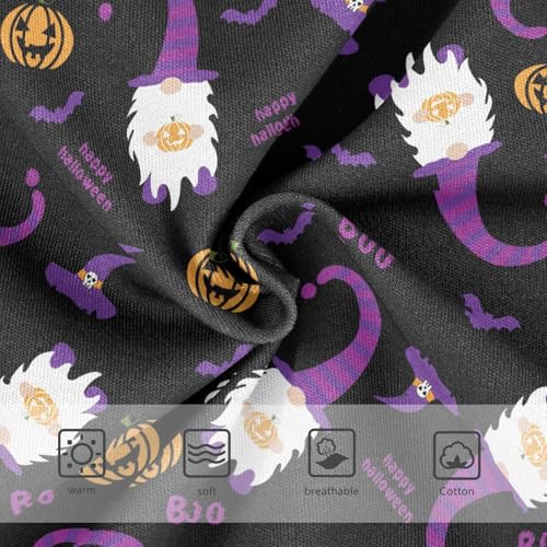 Little Girl Underwear Toddler Panties Kids Undies Halloween Pumpkin Gnome Soft Cotton Briefs 2T-8Y3