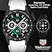 TAG Heuer Smart Watch, Fitness Watch, Connected Calibre E4 45 mm Golf Edition, Touch Screen, Waterproof, Calls, SMS, Steps, Heart Rate, Wellness, Titanium, White Or Black/Green Straps, SBR8A81.EB0251