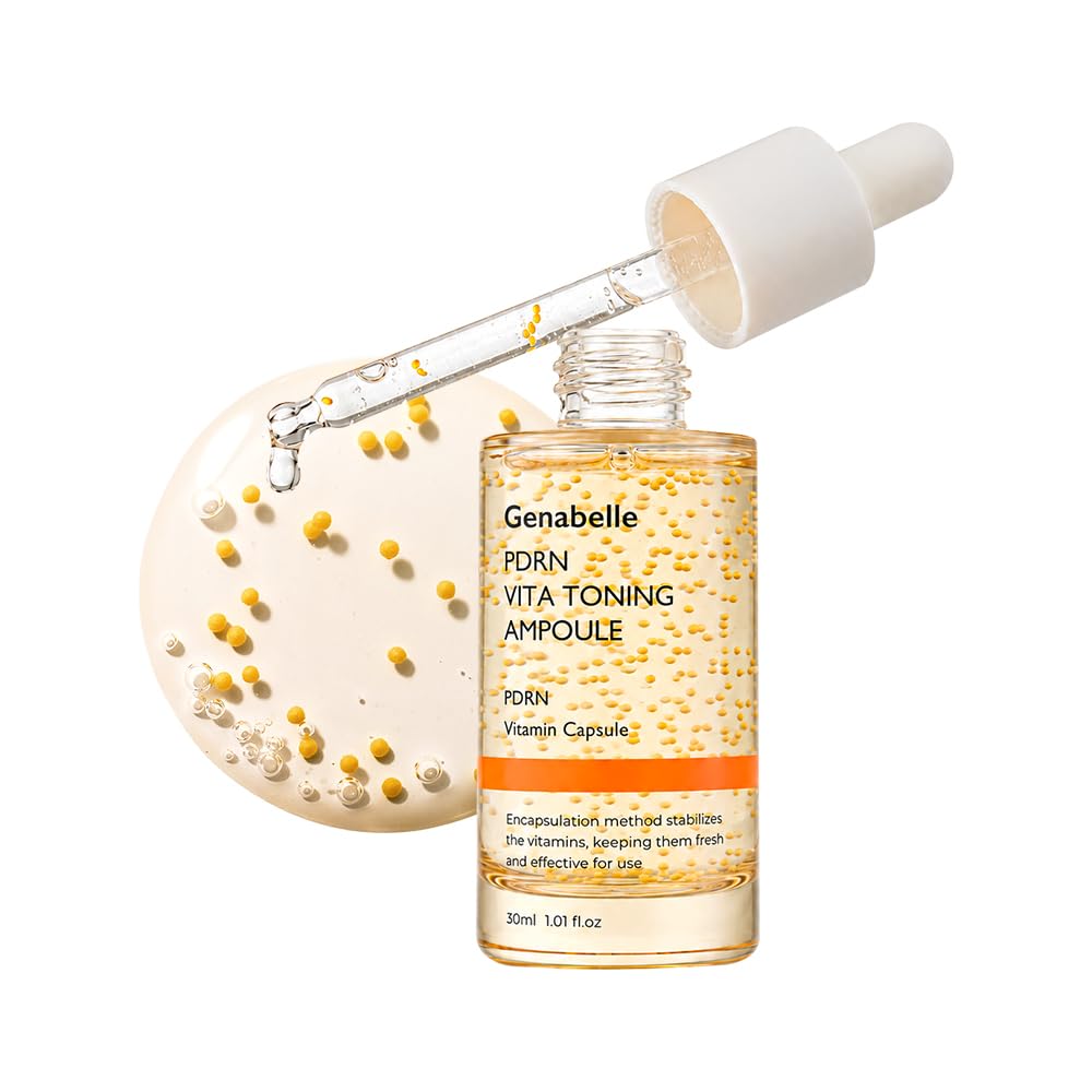 トロイアルケ　Vita Toning Ampoule Cream Amazon.com: Genabelle PDRN Vita Toning Ampoule - Lightweight Glass