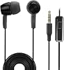 Audífonos intraurales estéreo compatibles con ZTE Axon 7 Mini, digitales + manos libres con micrófono incorporado, audio nítido y potente (3.5 mm, 1/8, 3.5 ft, negro) 1