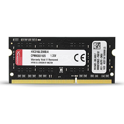 Hx316Ls9Ibk28 - Kit De Memórias Hyperx Impact (2 De 4GB) Sodimm DDR3 1600Mhz 1,35V Para Notebook
