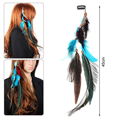 Mwoot MW-SH180 2Pcs Feather Hair Clip-In Extensions thumb #2