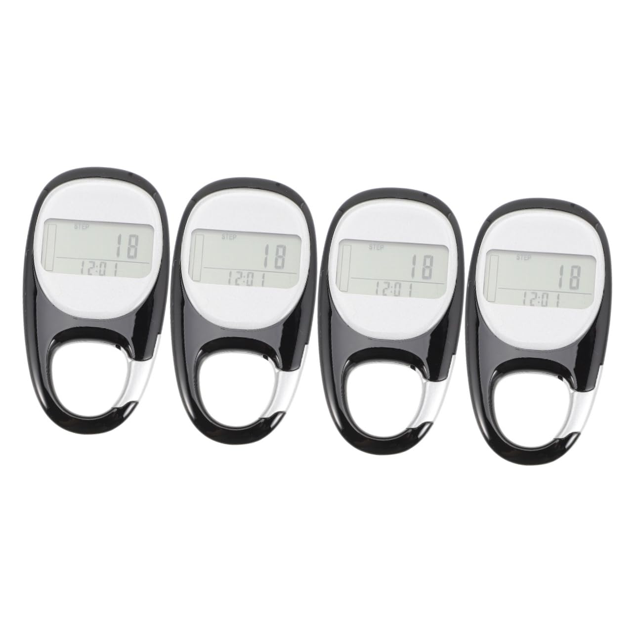 Toyvian pédomètre Compteur de pour Compteur de Marche 3D comptoir Marcher avec podomètre Compteur de Marche créatif passomètre Portable déambulateur Multifonctionnel Abdos