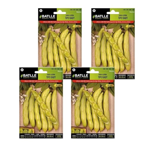 SEMILLAS BATLLE Pack 4 Semillas de haba albina de Semillas Batlle PACK (4)