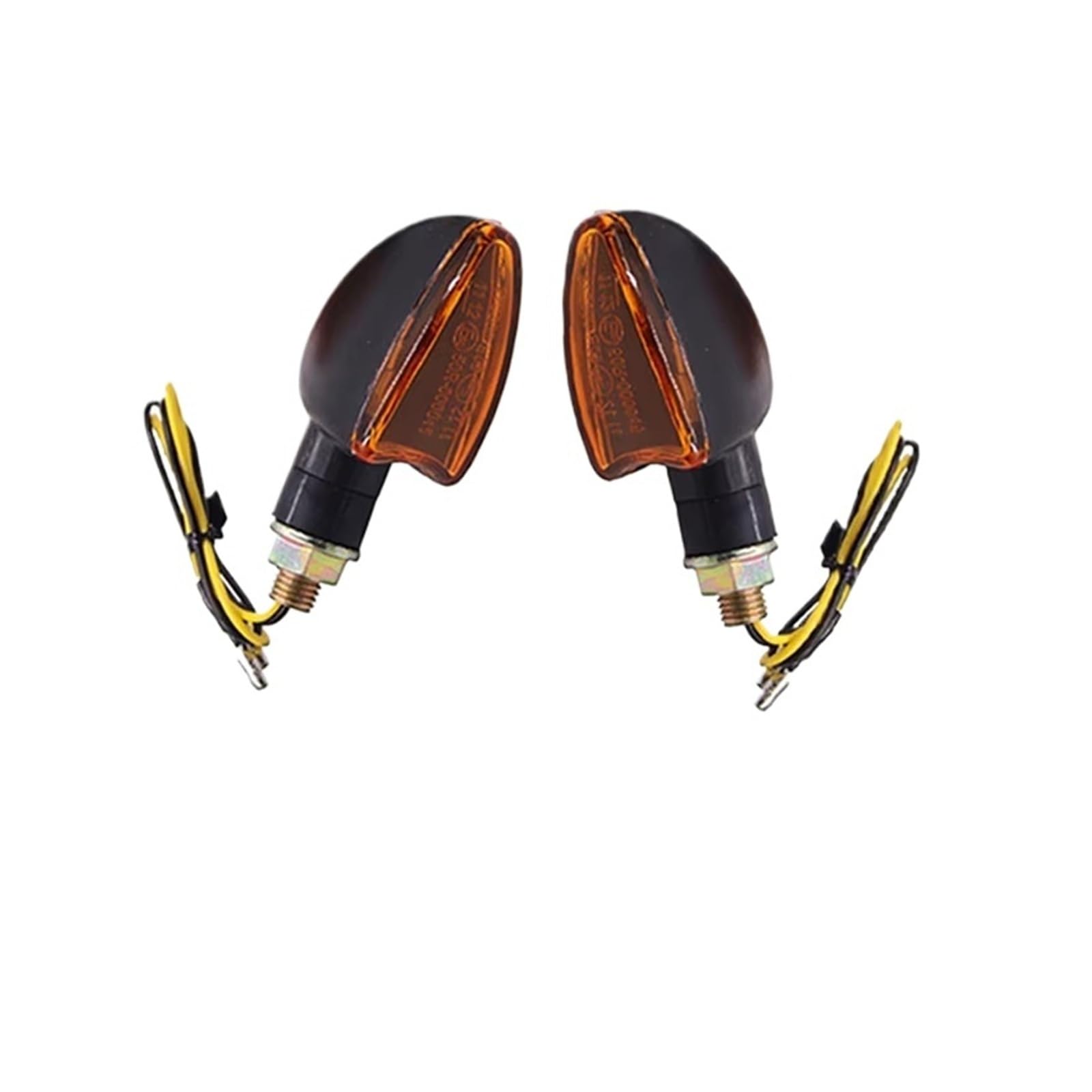 Turn Signal Light 12V 10mm Blinker Lamp(2 Pcs-Short)