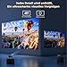 30000 Lumen Beamer【Netflix & Dolby Audio】 AMEELA 1080P Beamer mit WiFi und Bluetooth, Autofokus/Trapezkorrektur 100,000+ Apps & 4K Unterstützt, Videoprojektor für IOS/Android/PS5