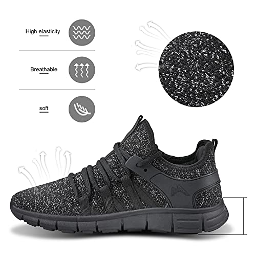 Image of INZCOU Running Shoes Lightweight Tennis Shoes Non Slip Gym Workout Shoes Breathable Mesh Walking Sneakers