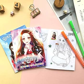 Amazon.co.jp: 鬼滅の刃 塗り絵 きめつのやいば 塗り絵 こども