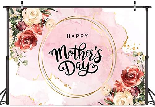 DHXXSC 8X6FT Happy Mother's Day Backdrop Mother's Day