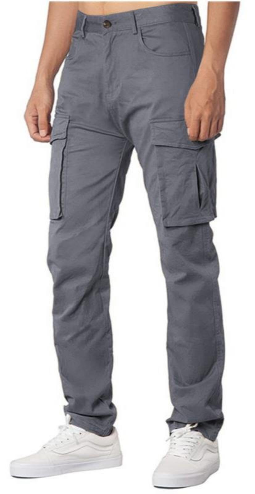 AIFARLD Men's Cargo Pants Lightweight Pants Relaxed Fit Stretch Joggers Hiking Travel Casual Work with Pockets