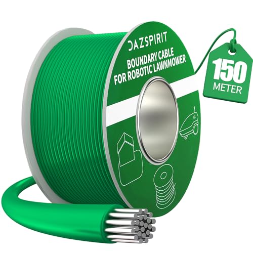 DazSpirit 150M Universel Cable Robot Tondeuse, Accessoire de Fil Périphérique pour Tondeuse Gazon Compatible avec Gardena Bosch Husqvarna Worx Honda Robomow...