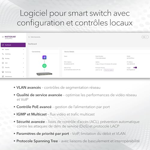 Netgear Smart Switch MS108TUP - vue 7
