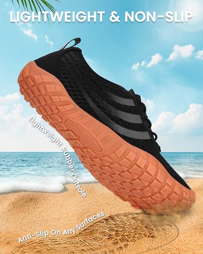 Image of Water Shoes for Women Men Quick-Dry Barefoot Shoes Breathable Aqua Socks for Swim Beach River Pool Lake Hiking Surfing Kayaking