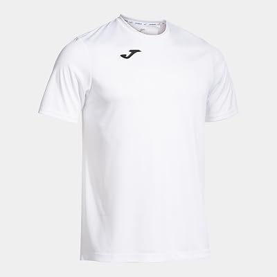 Joma – Camiseta Deportiva Manga Corta Hombre , 6XS – 3XL – Transpirable y Secado Rápido, Ideal para Running y Gym – Combi