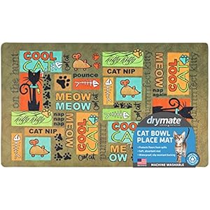 Brown Pet Food Feeding Mat
