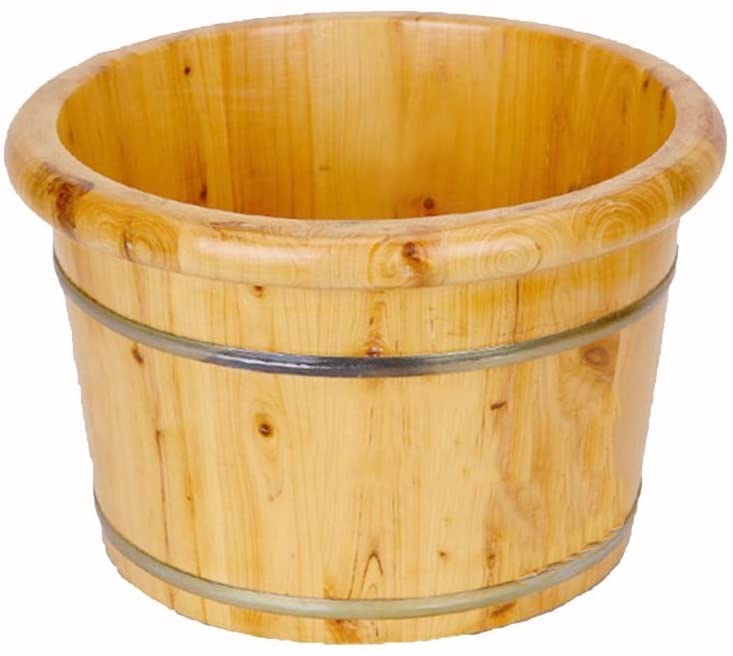 Baño de pies de madera masajeador para spa