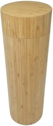 Exquisiteurn's Tubo de dispersión de bambú, urna de cremación biodegradable de bambú, urna de cremación biodegradable (pequeña)
