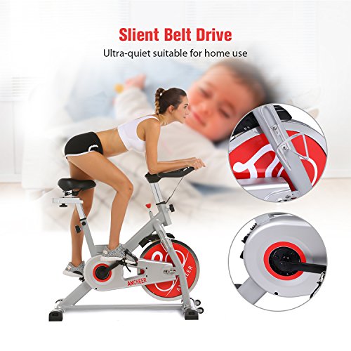 Buy ANCHEER Indoor Cycling Bike Stationary Exercise Bikes with