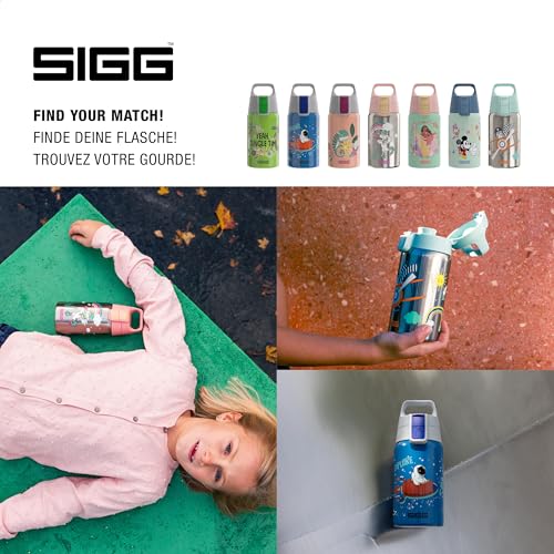 SIGG - Edelstahl Trinkflasche Kinder - Shield One Disney Lion King - Für Kohlensäurehaltige Getränke Geeignet - Auslaufsicher - Federleicht - BPA-frei - Sport & Schule - xxxx - 0,5L