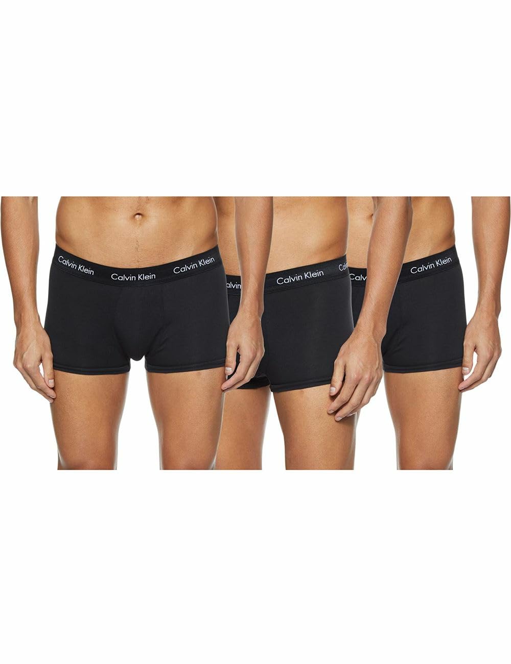 Calvin Klein Boxer Uomo, Hüft-Shorts, Alta qualità Baumwoll-Unterhosen per Uomo, con Stretch-Anteil, Elasticizzati Colorati, 3er Pack, Taglie: XS - XL