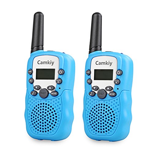 Outdoor Walkie Talkies Walky Talky Easy To Use 2 Way Radios 3-5km Range Toys Phone for Kids Boys Blue